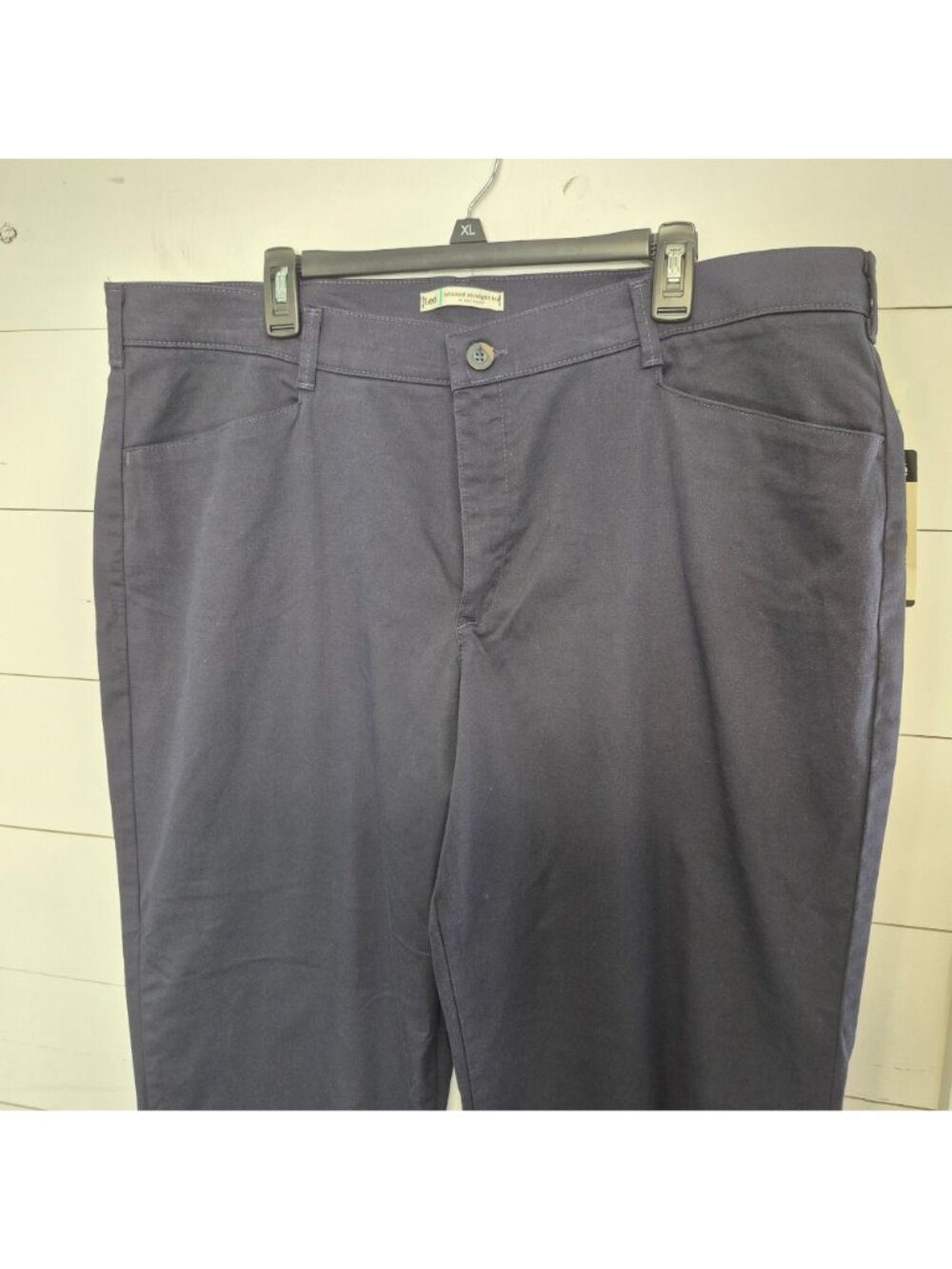 Lee Women's Navy Relaxed Straight Leg Pants Size 22 NWT - Picture 2 of 10